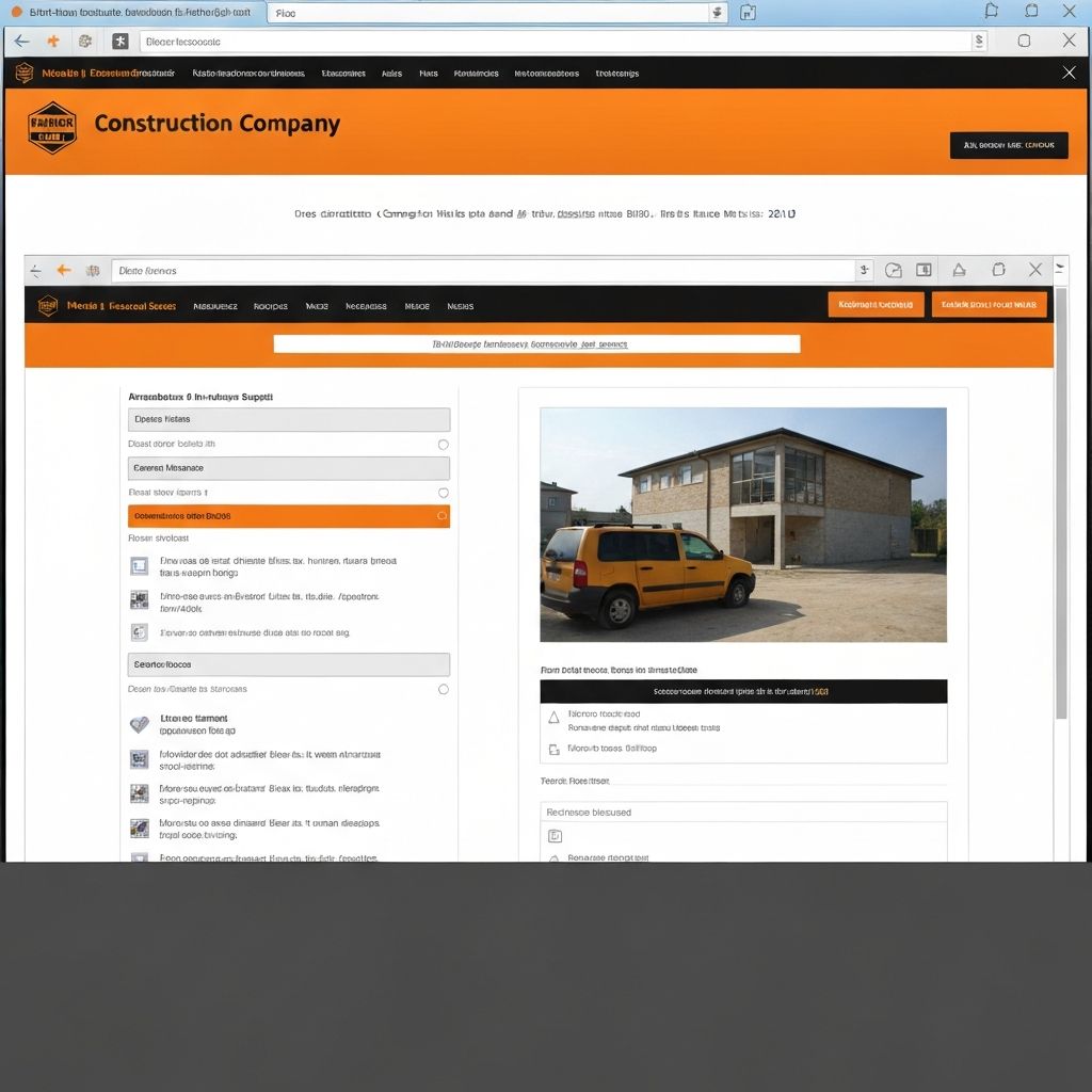 Firmă Construcții - Înainte